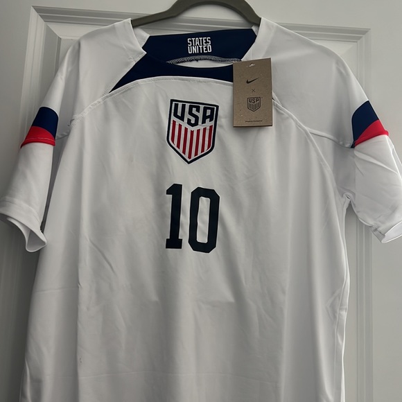 Nike USA Home Men's Authentic World Cup Soccer Jersey 10 - Picture 3 of 5